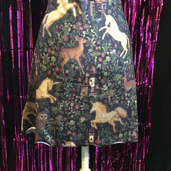 SOLD Enchanted Forest Mini Dress - Picture 5 of 6